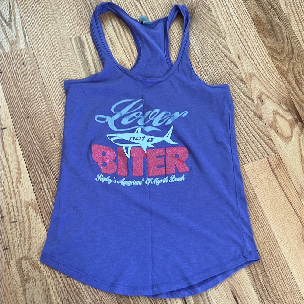 Purple Graphic Tank Top from Ripley’s Aquarium
